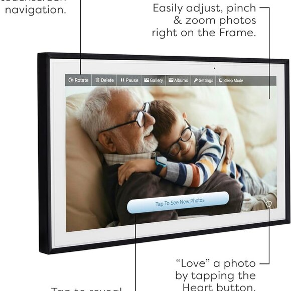 Skylight Digital Picture Frame - WiFi Enabled with Load from Phone Capability - Picture 5 of 12